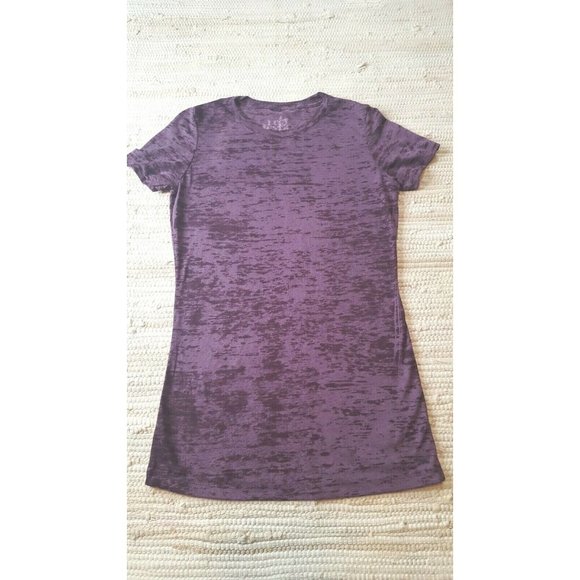 Lucy Tops - Purple Young Adult  Slim T-Shirt Size Medium Lucy Justice Goods Short Sleeve